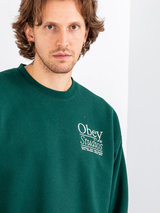 Hooded Green Sweatshirt