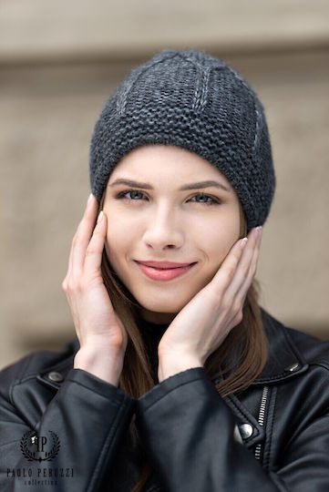 Beanie Feminin Fleece - Polar Căciulă Tricotat în culoarea Gri