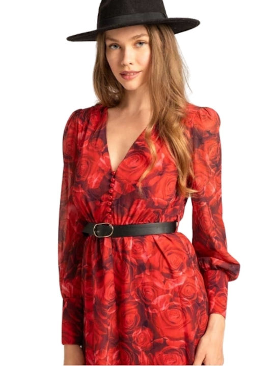 Mind Matter Maxi Rochie Red