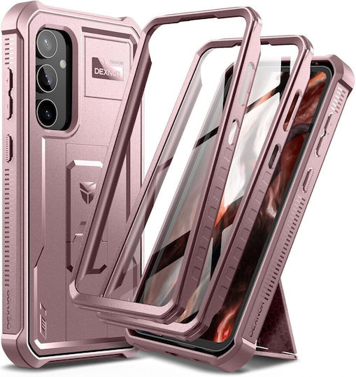 Strapazierfähige Hülle Samsung Galaxy S23 Fe Dexnor Vollschutz Zwei Rahmen Dunkelblau