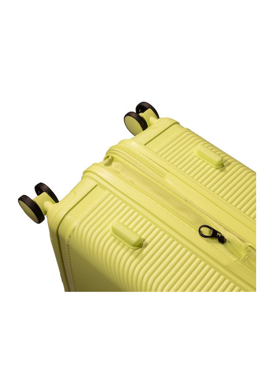 Cardinal Βαλίτσες Ταξιδιού Σκληρές lemon yellow με 4 Ρόδες Σετ 3τμχ