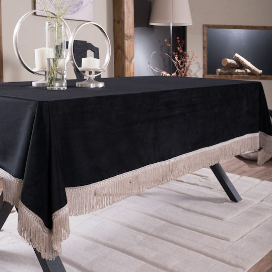 Teoran Black Tablecloth