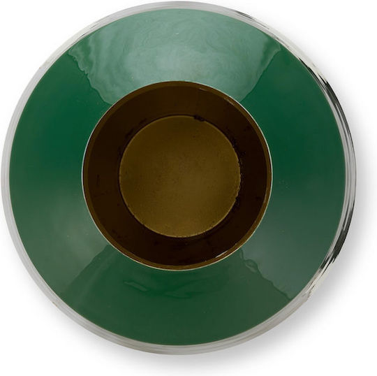 Pip Studio Metallvase Dunkelgrün 35 cm x 35 cm
