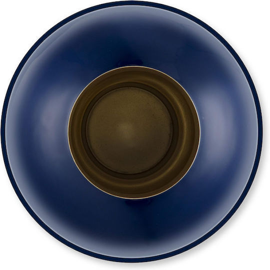 Pip Studio Metallvase Blau 31,5 cm x 42 cm