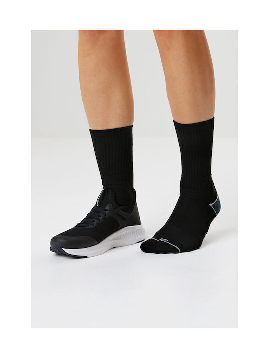 Endurance Athletic Socks Black 3 Pairs