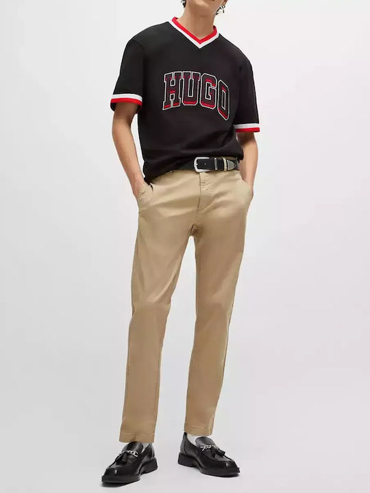 David222d Trousers Chino in Slim Fit Beige