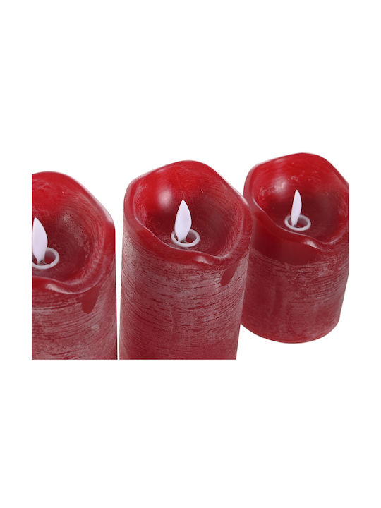 Home Esprit Decorative Lamp Wax Polish LED Red