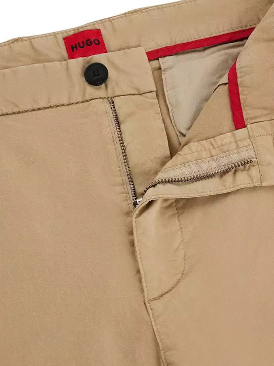 David222d Trousers Chino in Slim Fit Beige