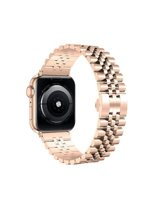 Leewello LW-374 Λουράκι Rose Gold (Apple Watch 38/40/41/42mm)