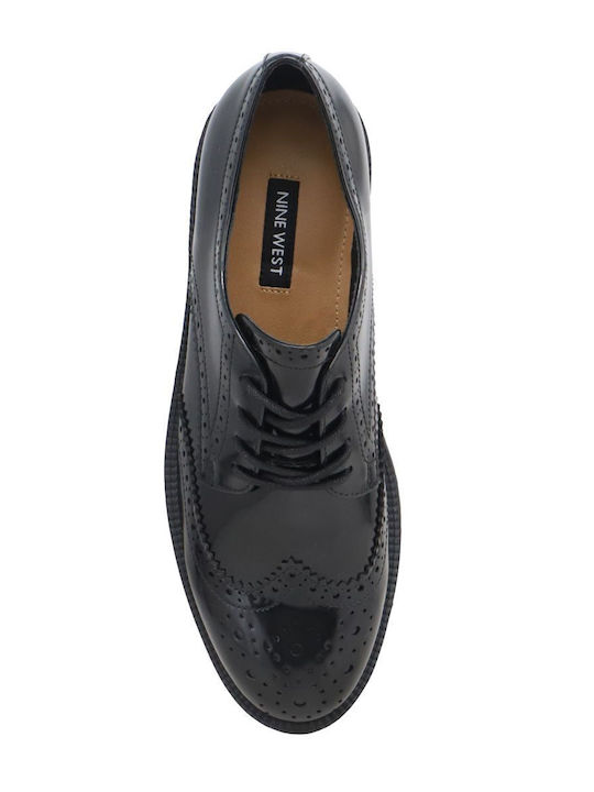 Herrenschuhe aus Lackleder Schwarz