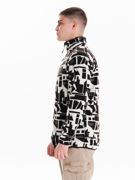 Ανδρική Ζακέτα Fleece λευκή