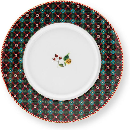 Pip Studio Πορσελανινη Βουτυριερα Berry Blues Μπλε Σκουρο 17cm X 8cm