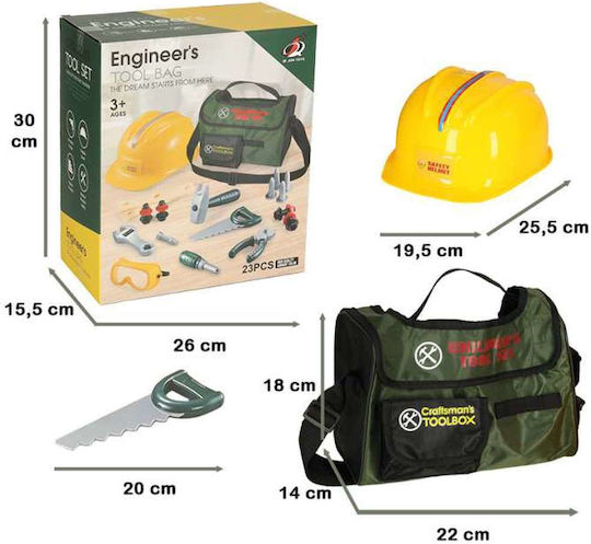 ikonka Kinderwerkzeug 23Stück
