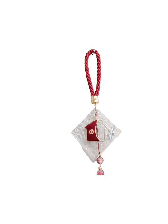 Moda Mostra Handmade Hanging Lucky Charm Home Red made of Glass 2026 11x11cm 1pcs