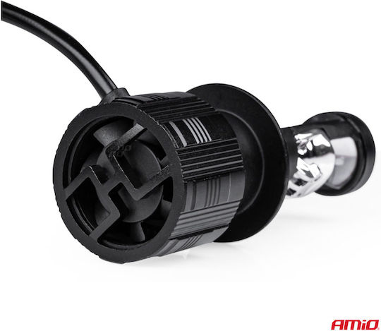 AMiO Λάμπες Αυτοκινήτου H7 Canbus LED Ψυχρό Λευκό 60W 2τμχ