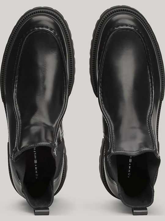 Leather Black Chelsea Boots