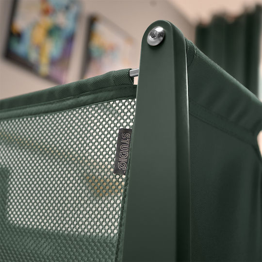 Snuz Cradle Snuzpod Studio with Mattress Green