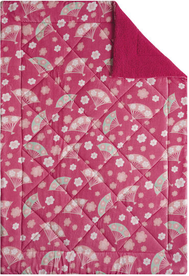 Kentia Kids Duvet Cover Double Sided Semi Double Maneki Pink 180x230cm Kentia Kids Duvet Cover Double Sided Semi Double Maneki Pink 180x230cm