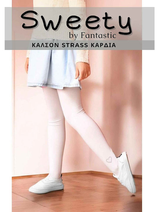 Fantastic Kids Детски Чорапогащник White