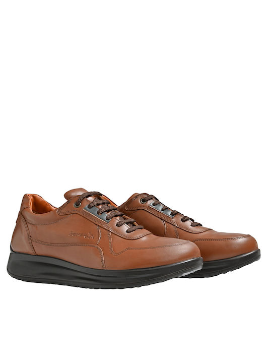 Boxer Men's Leather Casual Shoes Tabac Brown