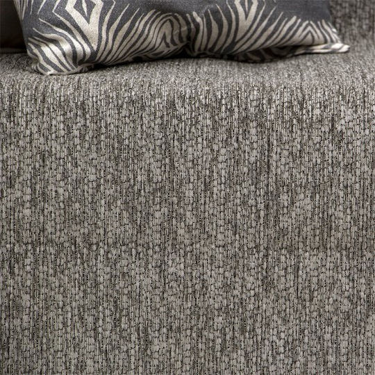 Lino Home Malta Sesselüberwurf Chenille 180x180cm Grau
