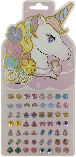 Sticker Earrings Jewelry Game Unicorn