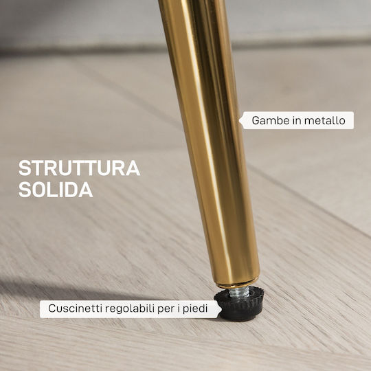 Canapea Cu Două Locuri Catifea Roz 130x77x77cm