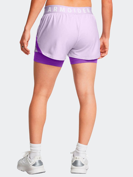 Under Armour Ua Play Up 2-in-1 Women's Sporty Shorts MOV