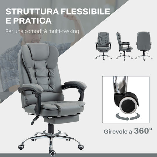 HomCom HomCom Bürostuhl Grau