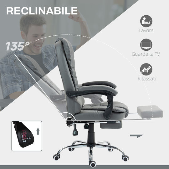 HomCom HomCom Bürostuhl Grau