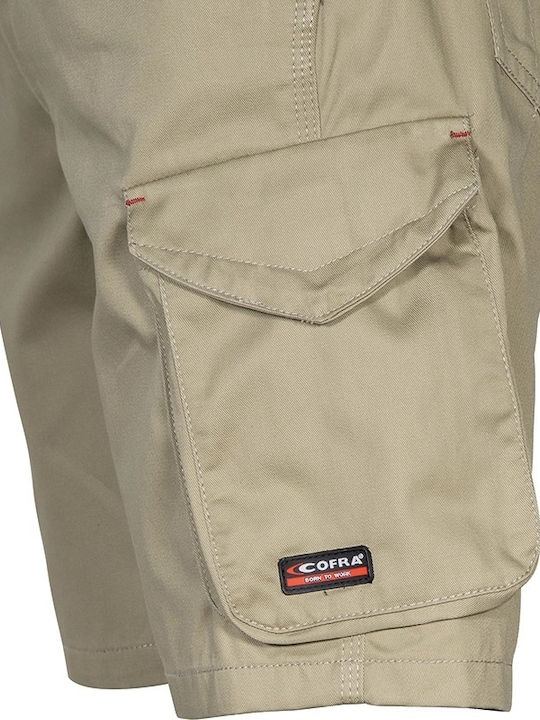 Cofra Tile Work Shorts Khaki