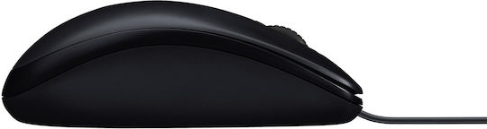 Logitech M90 (910-001793) Ενσύρματο Ποντίκι Dark Grey