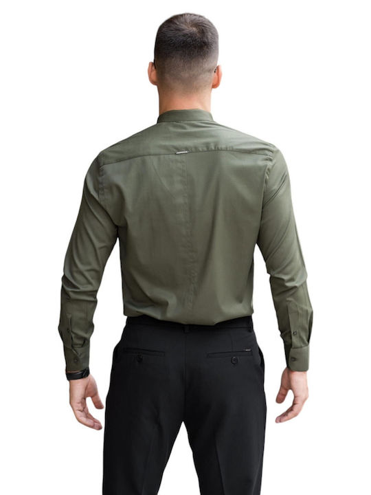 ENZO Long-sleeved Shirt Khaki