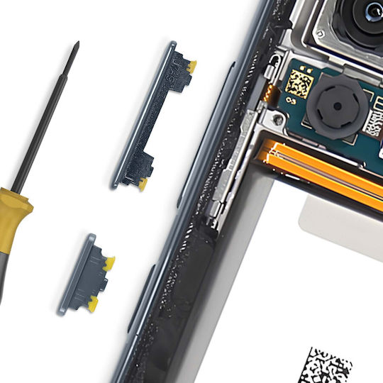 Клавиш за захранване и сила на звука Clappio за Samsung Galaxy A53 5G син