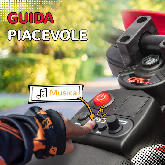 Kids Motorbike Inspired Electric 12 Volt Red