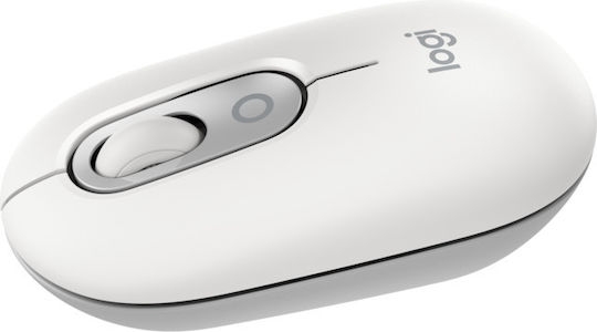 Logitech POP Emoji Kabellos Bluetooth Maus Off-White