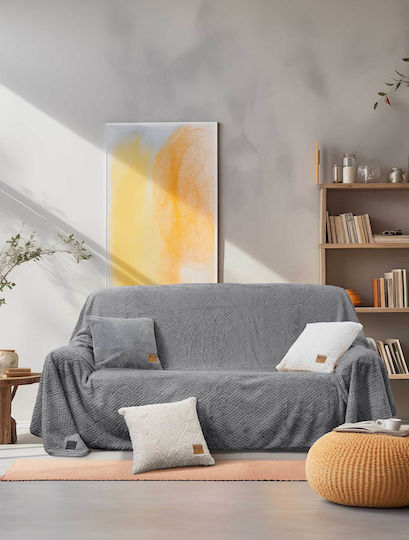 Madi Μαξιλάρι Trace Grey 45x45εκ. Madi Μαξιλάρι Trace Grey 45x45εκ.