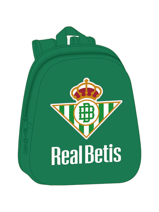 Ghiozdan Școală 3D Real Betis Balompié Culoare Verde 27 X 33 X 10 Cm