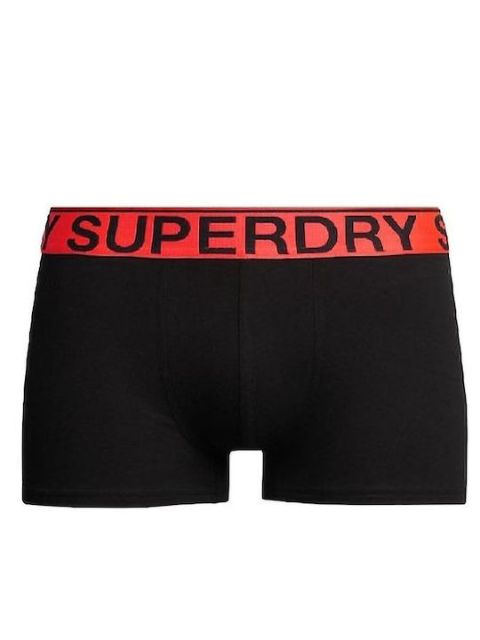 Superdry Men's Boxers 3Pack Black/Orange