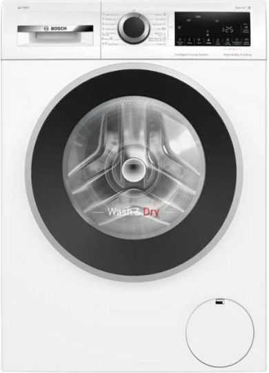 Bosch Πλυντήριο-Στεγνωτήριο Ρούχων 10.5kg/6kg Ατμού 1400 Στροφές