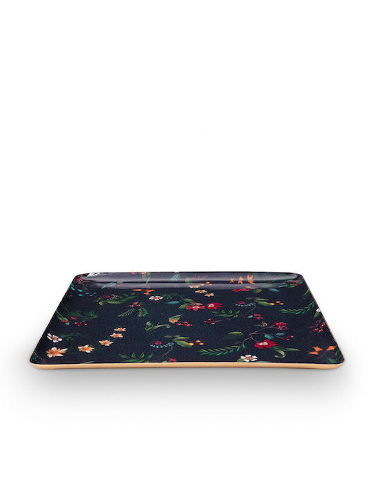 PiP Studio Metal Pătrat Tavă de Servire în Culoare Albastru 30.5x30.5cm 51.075.051 1buc