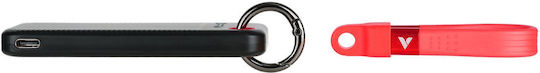 Verbatim Pocket USB 3.2 External SSD 1TB M.2 Black / Red