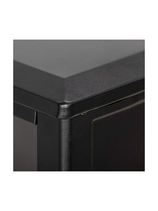 HomCom Επιδαπέδιο Ηλεκτρικό Τζάκι 1800W 36x21cm Μαύρο