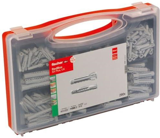 fischer Ux Sx Plug Улей Пластмаса 290бр