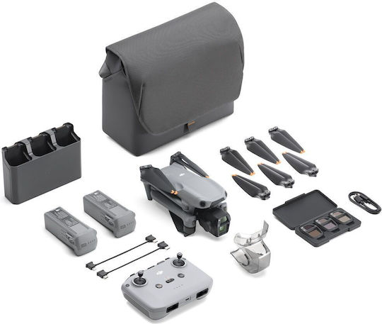DJI Air 3S Dron Pachet Fly More 5.8 GHz cu Cameră HDR și Telecomandă