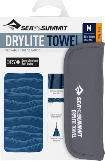 Sea to Summit Drylite Towel Microfiber Blue