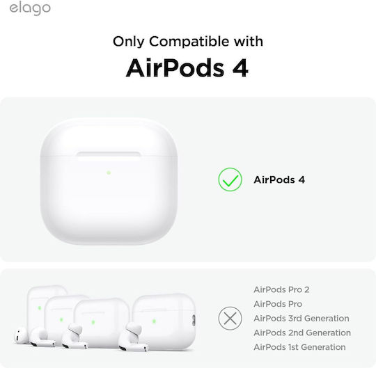 Elago Aw5 Hang Case Case Silicone in Gray color for Apple AirPods 4