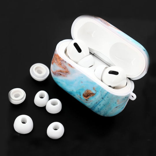 Techsuit Καλύμματα Σιλικόνης σε Λευκό χρώμα για Apple AirPods 1 / AirPods 2