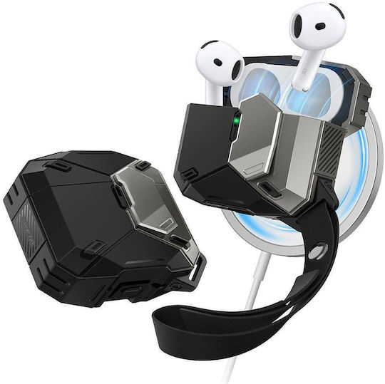 Supcase Husă în culoarea Negru pentru Apple AirPods 4