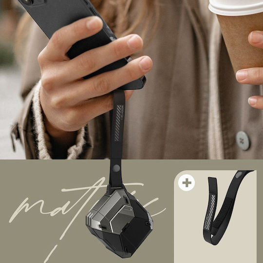 Supcase Husă în culoarea Negru pentru Apple AirPods 4